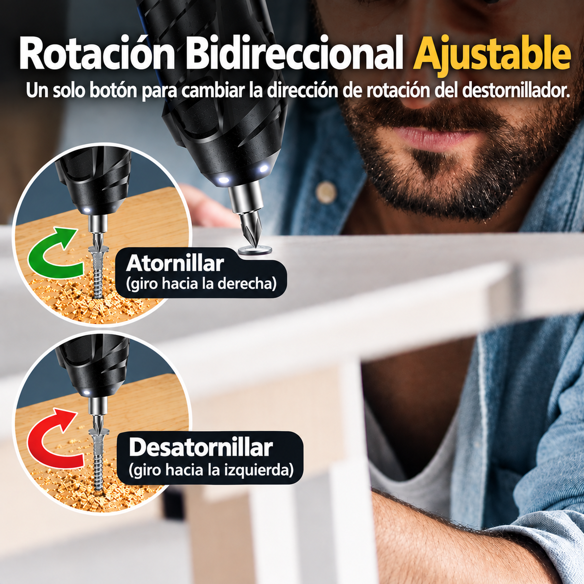 Destornillador eléctrico 47 PCS